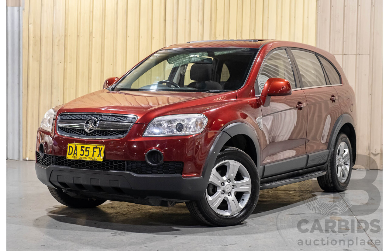 5/2010 Holden Captiva SX (4x4) CG MY10 4d Wagon Maroon V6 3.2L - 7 Seater