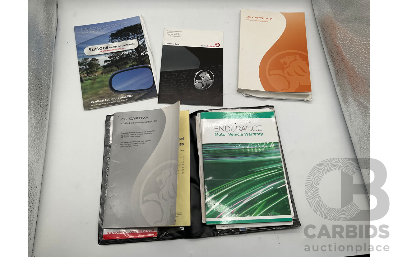 5/2010 Holden Captiva SX (4x4) CG MY10 4d Wagon Maroon V6 3.2L - 7 Seater