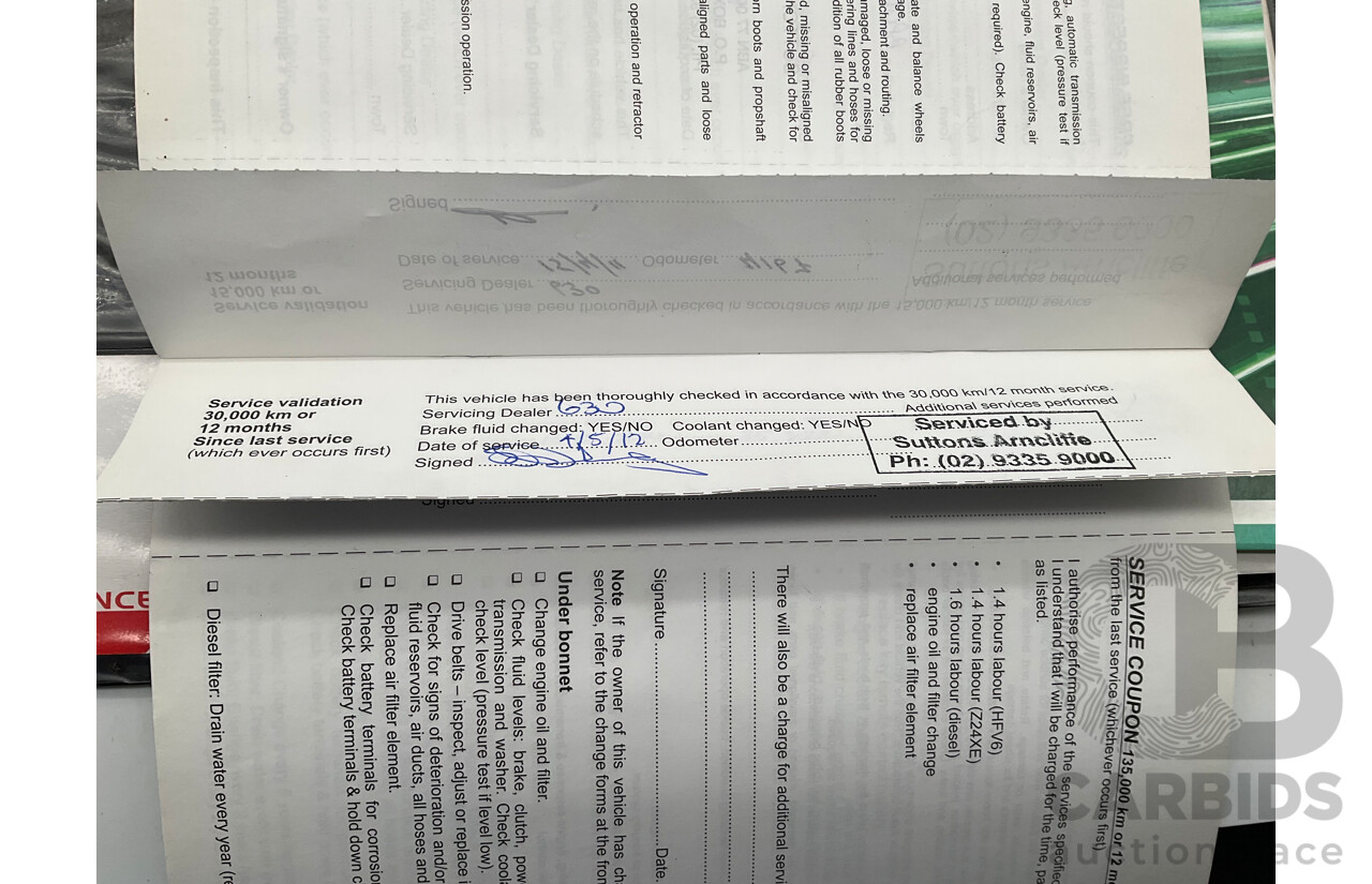 5/2010 Holden Captiva SX (4x4) CG MY10 4d Wagon Maroon V6 3.2L - 7 Seater