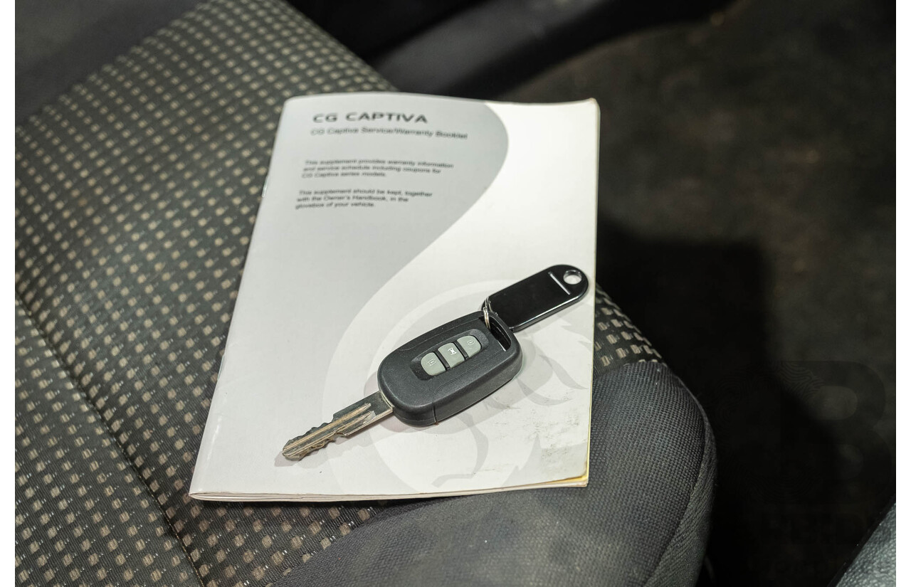 5/2010 Holden Captiva SX (4x4) CG MY10 4d Wagon Maroon V6 3.2L - 7 Seater