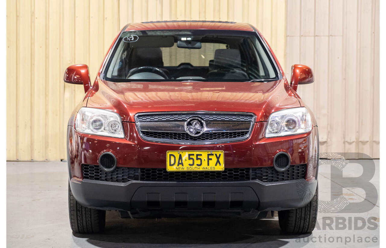 5/2010 Holden Captiva SX (4x4) CG MY10 4d Wagon Maroon V6 3.2L - 7 Seater