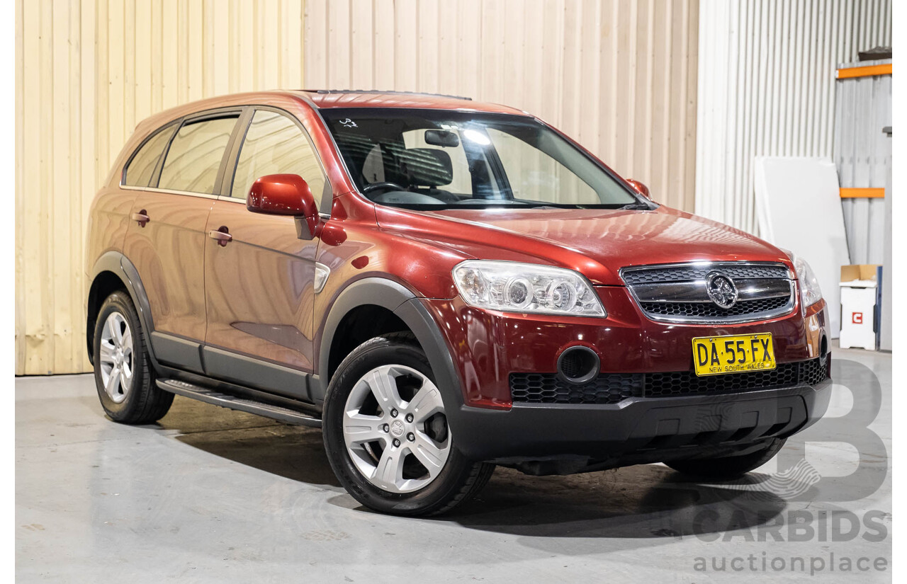 5/2010 Holden Captiva SX (4x4) CG MY10 4d Wagon Maroon V6 3.2L - 7 Seater