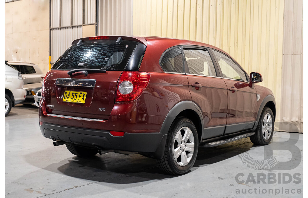 5/2010 Holden Captiva SX (4x4) CG MY10 4d Wagon Maroon V6 3.2L - 7 Seater