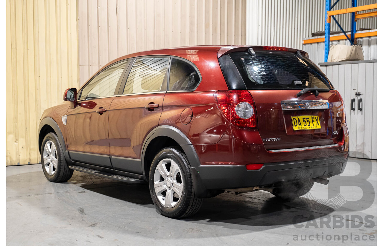 5/2010 Holden Captiva SX (4x4) CG MY10 4d Wagon Maroon V6 3.2L - 7 Seater