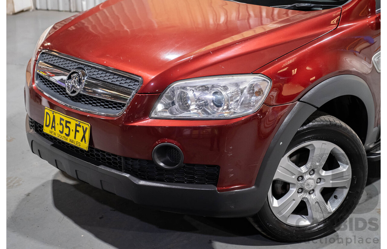 5/2010 Holden Captiva SX (4x4) CG MY10 4d Wagon Maroon V6 3.2L - 7 Seater