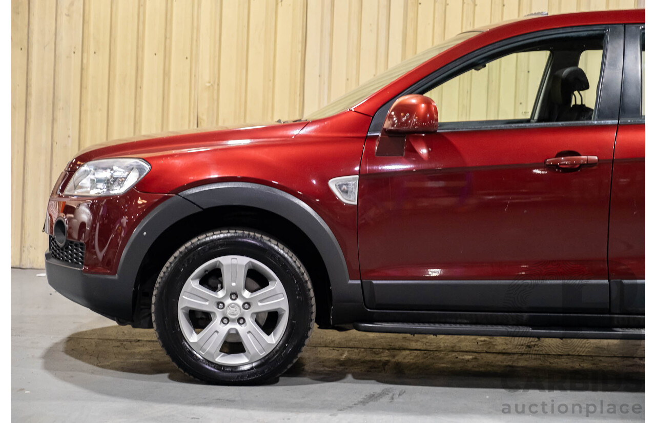 5/2010 Holden Captiva SX (4x4) CG MY10 4d Wagon Maroon V6 3.2L - 7 Seater