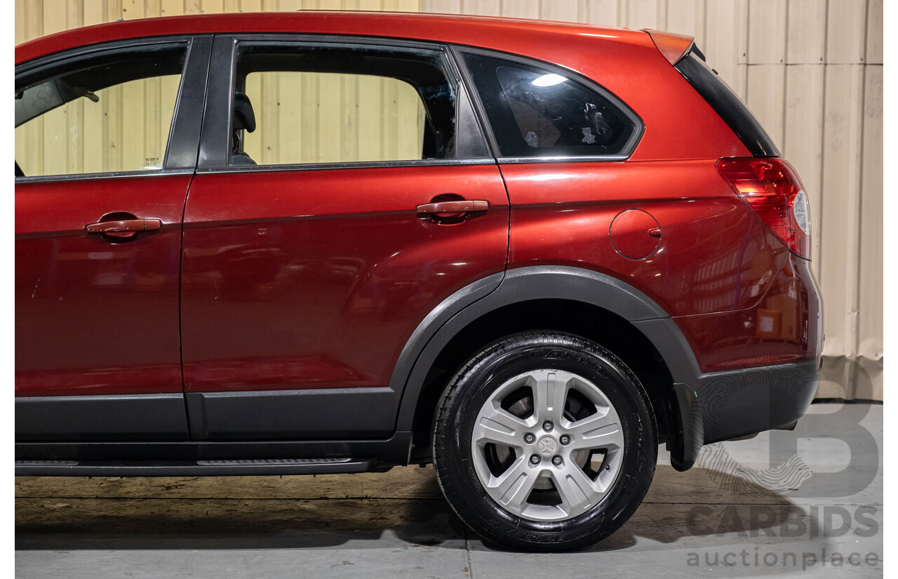 5/2010 Holden Captiva SX (4x4) CG MY10 4d Wagon Maroon V6 3.2L - 7 Seater