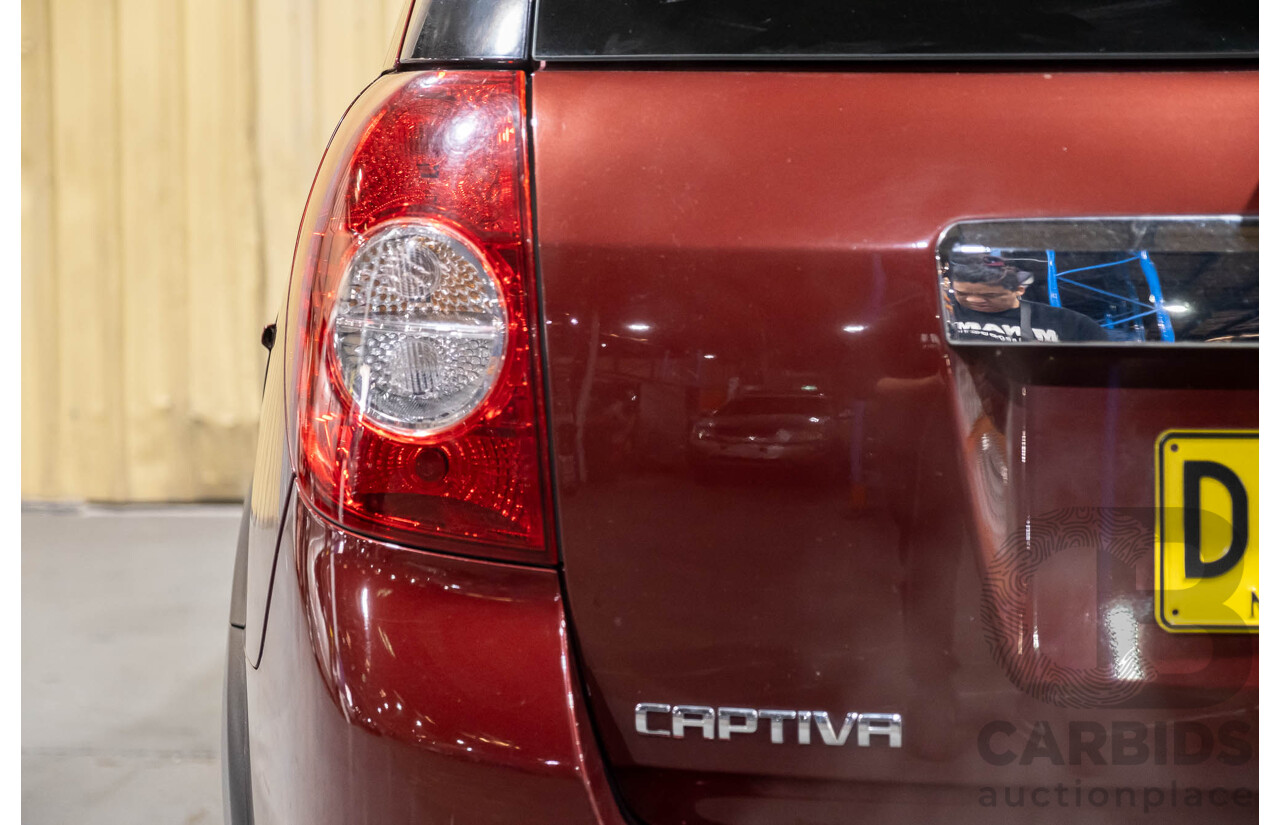 5/2010 Holden Captiva SX (4x4) CG MY10 4d Wagon Maroon V6 3.2L - 7 Seater