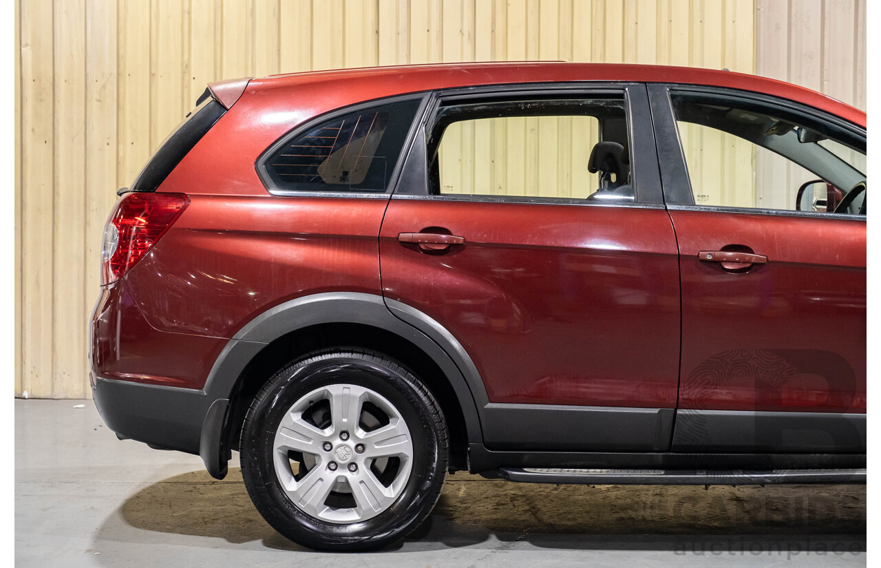 5/2010 Holden Captiva SX (4x4) CG MY10 4d Wagon Maroon V6 3.2L - 7 Seater