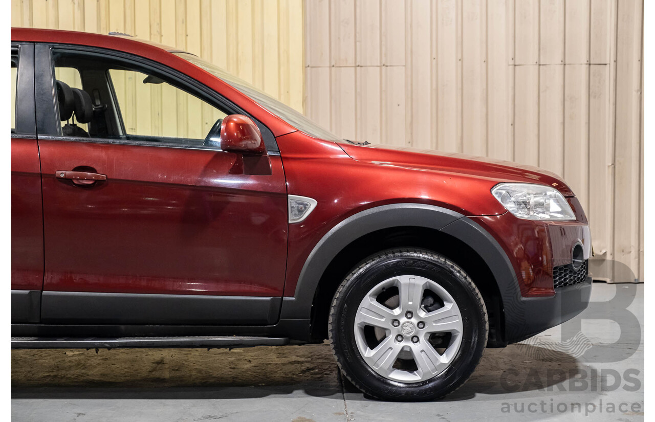 5/2010 Holden Captiva SX (4x4) CG MY10 4d Wagon Maroon V6 3.2L - 7 Seater
