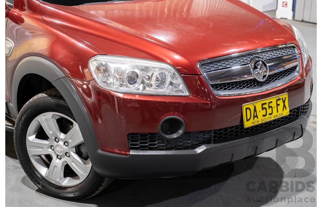 5/2010 Holden Captiva SX (4x4) CG MY10 4d Wagon Maroon V6 3.2L - 7 Seater
