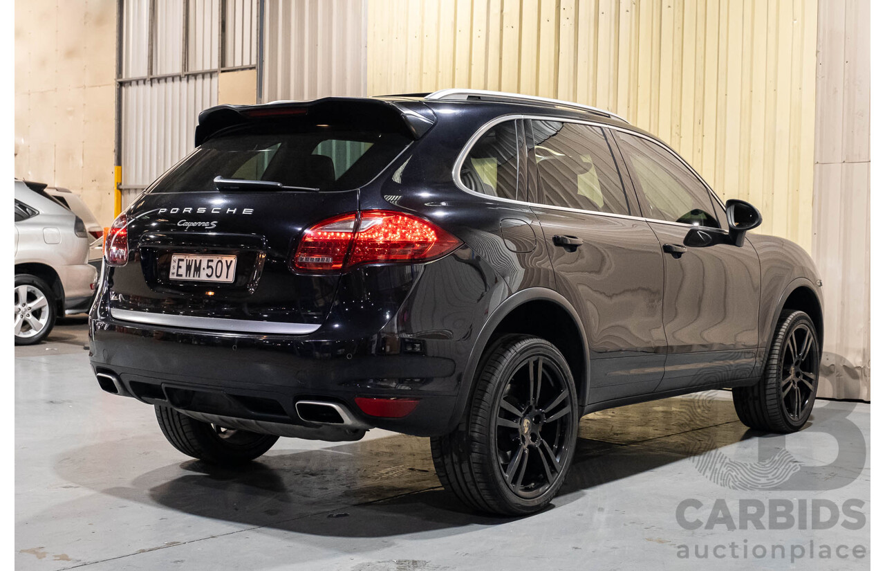 1/2011 Porsche Cayenne S 4d Wagon Metallic Black V8 4.8L