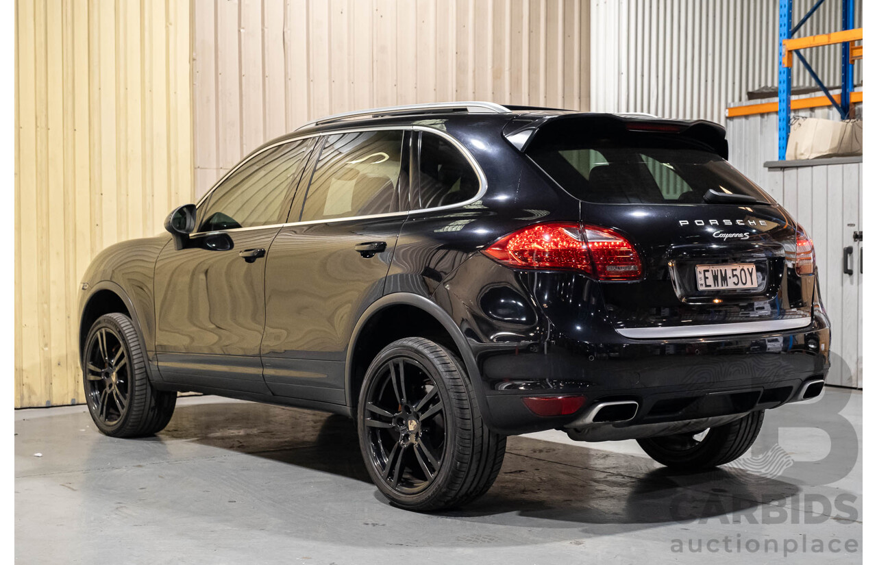 1/2011 Porsche Cayenne S 4d Wagon Metallic Black V8 4.8L