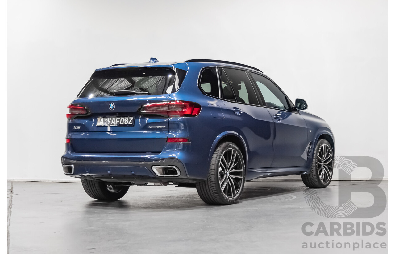 9/2022 Bmw X5 Xdrive 30d M Sport G05 4d Wagon Phytonic Blue Metallic 3.0L Turbo Diesel