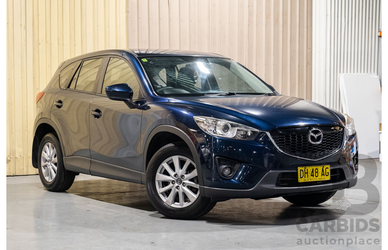 3/2014 Mazda Cx-5 MAXX Sport (4x4) MY13 UPGRADE 4d Wagon Deep Crystal Blue Turbo Diesel 2.2L