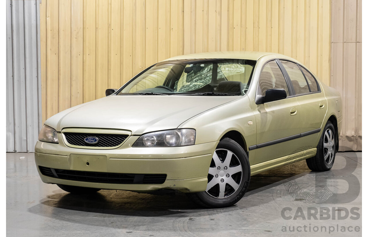 11/2004 Ford Falcon XT BA MKII 4d Sedan Green 4.0L