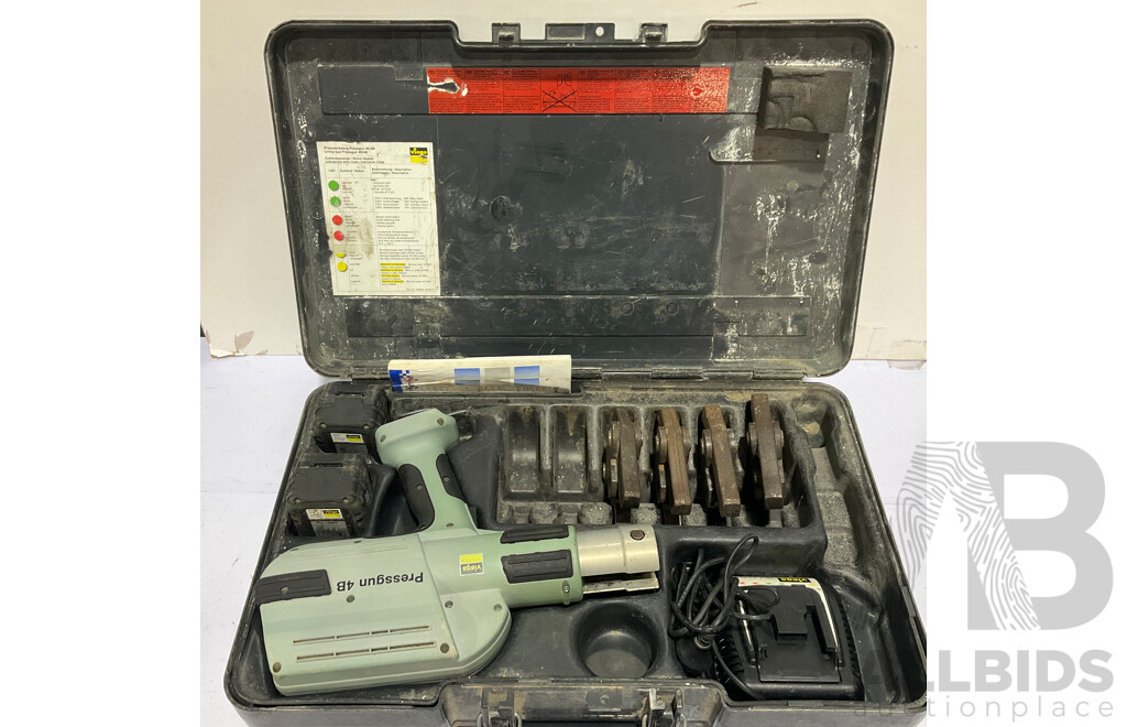 VIEGA PRESSWERKZEUG  Heavy Duty Tool -  Pressgun 4B with Press Jaw - ORP $1800.00