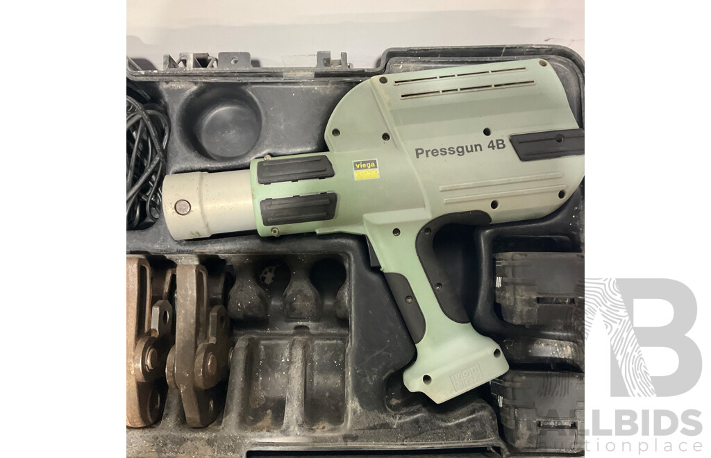 VIEGA PRESSWERKZEUG  Heavy Duty Tool -  Pressgun 4B with Press Jaw - ORP $1800.00