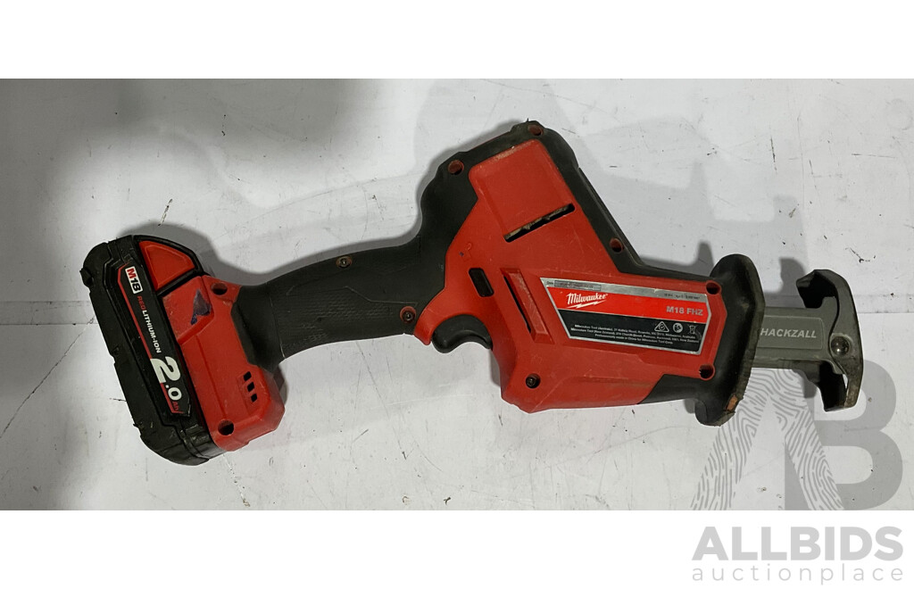 MILWAUKEE Heavy Duty Tool M18 FHZ Reciprocating Saw - ORP $449.00
