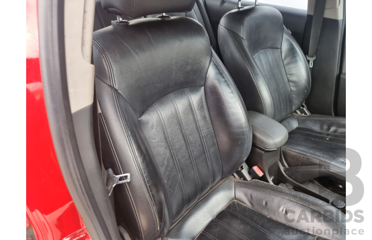 8/2012 Holden Cruze CDX JH MY12 4d Sedan Red 1.8L