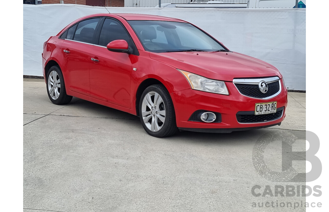 8/2012 Holden Cruze CDX JH MY12 4d Sedan Red 1.8L