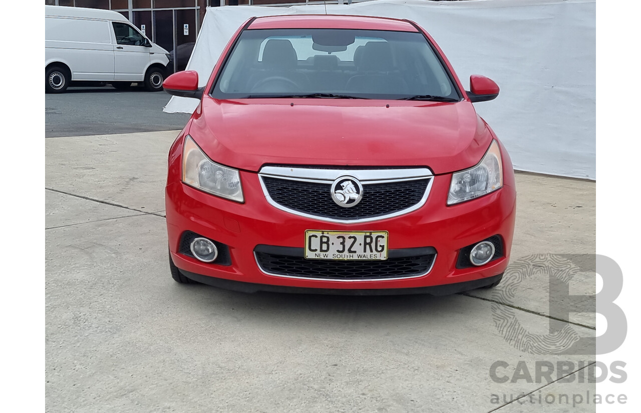 8/2012 Holden Cruze CDX JH MY12 4d Sedan Red 1.8L