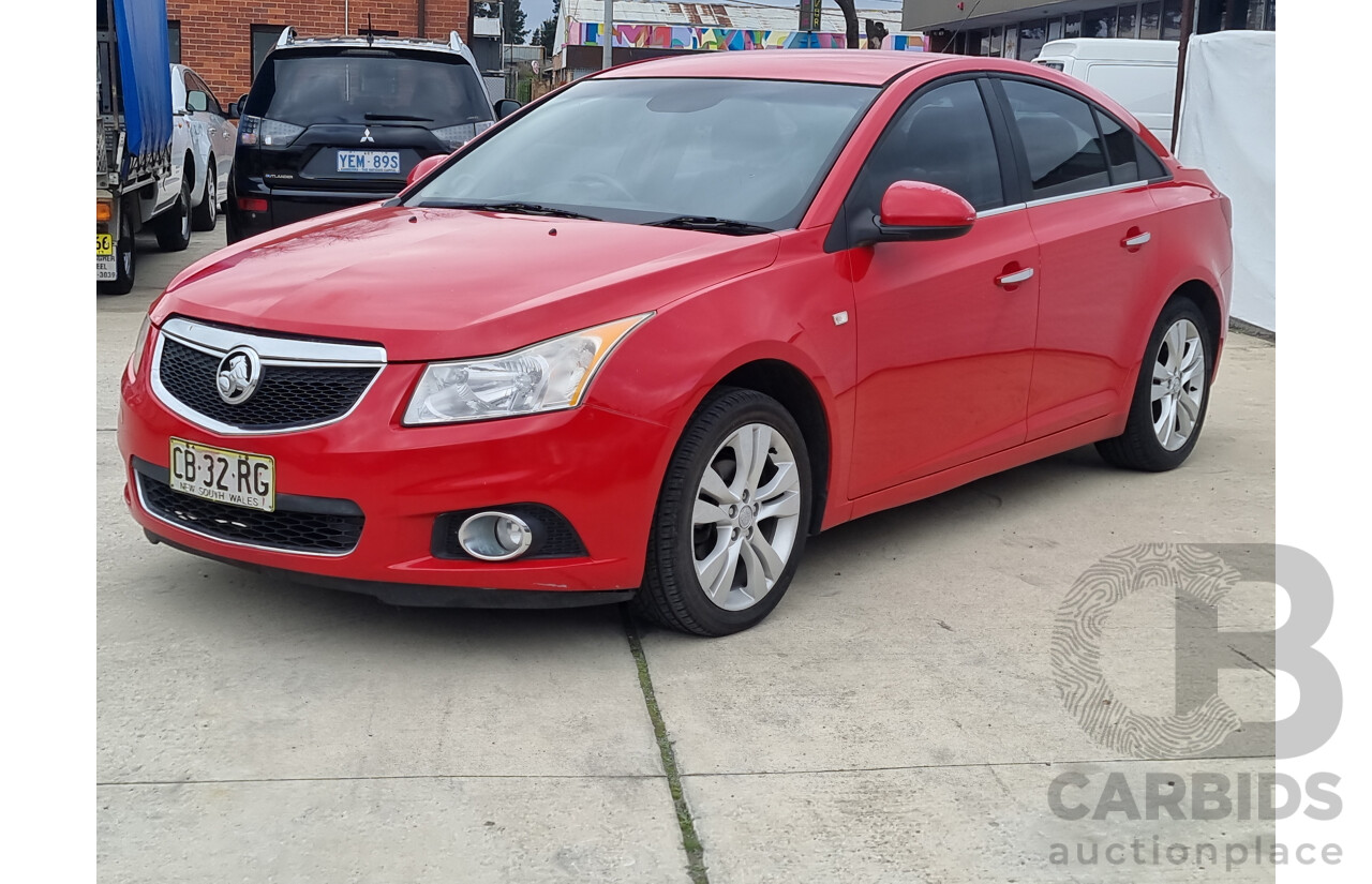 8/2012 Holden Cruze CDX JH MY12 4d Sedan Red 1.8L