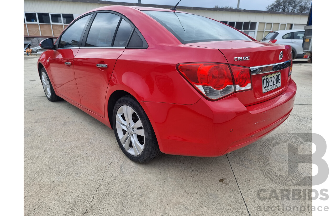 8/2012 Holden Cruze CDX JH MY12 4d Sedan Red 1.8L