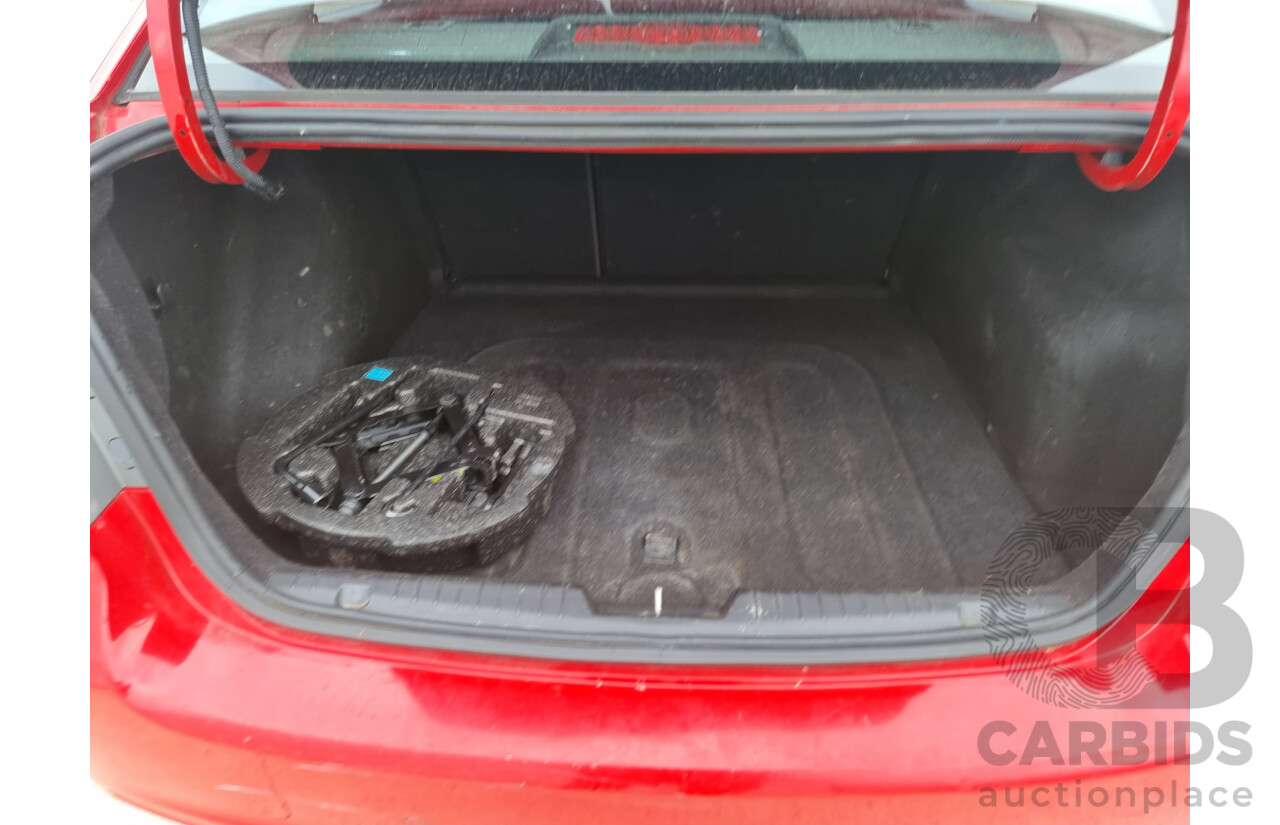 8/2012 Holden Cruze CDX JH MY12 4d Sedan Red 1.8L