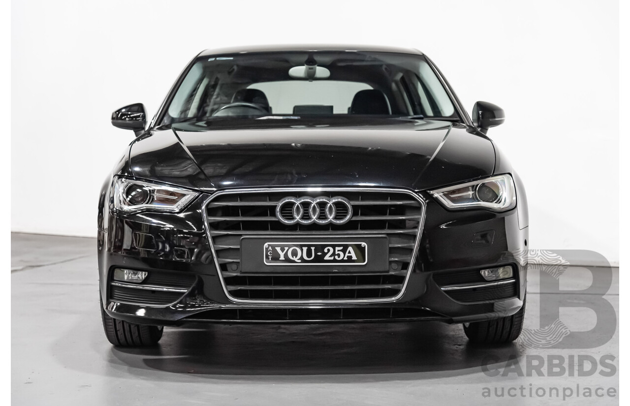 6/2015 Audi A3 Sportback 1.8 TFSI Ambition 8V 5d Hatchback Black 1.8L Turbo