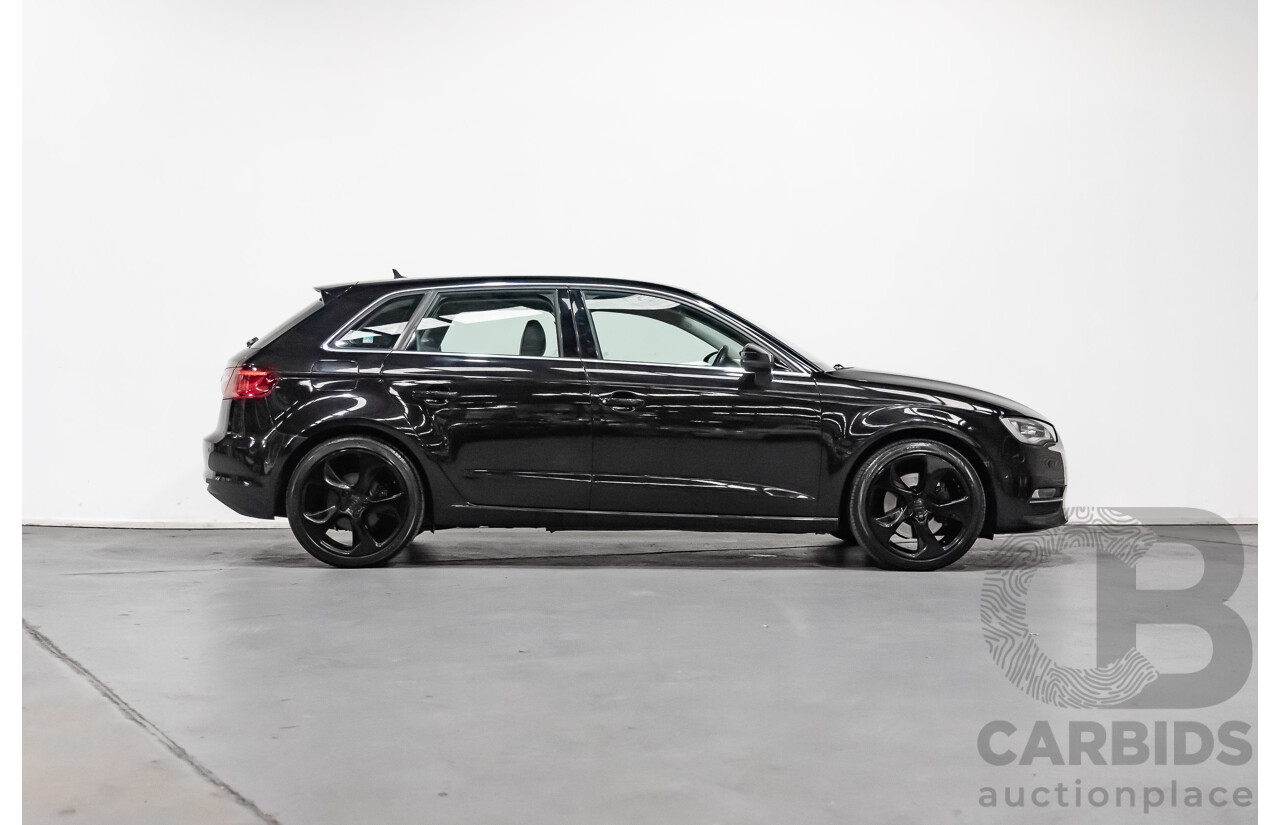 6/2015 Audi A3 Sportback 1.8 TFSI Ambition 8V 5d Hatchback Black 1.8L Turbo