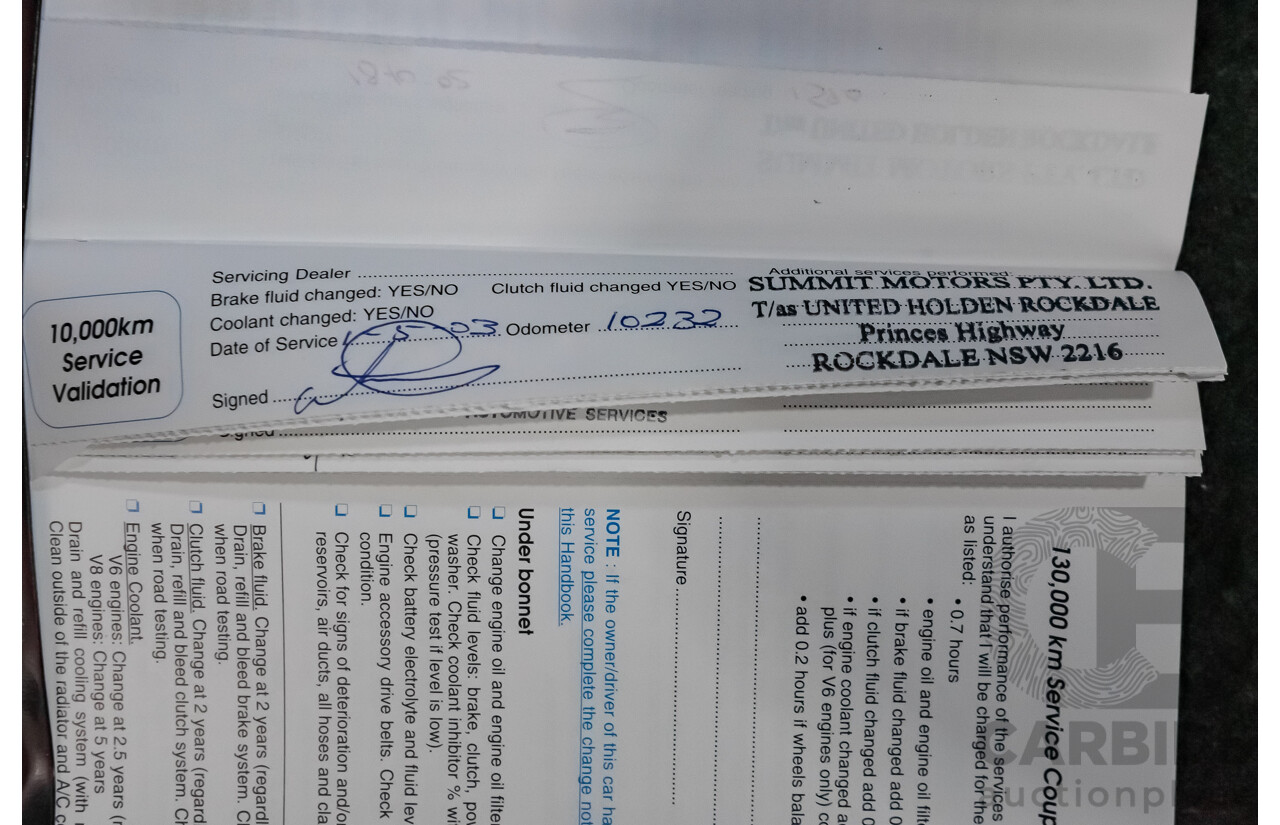 8/2002 Holden Monaro CV6 V2 2d Coupe Blue 3.8L Supercharged