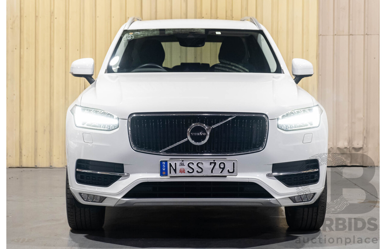 1/2016 Volvo XC90 T6 2.0 Momentum 256 MY16 4d Wagon White Twincharge 2.0L - 7 Seater