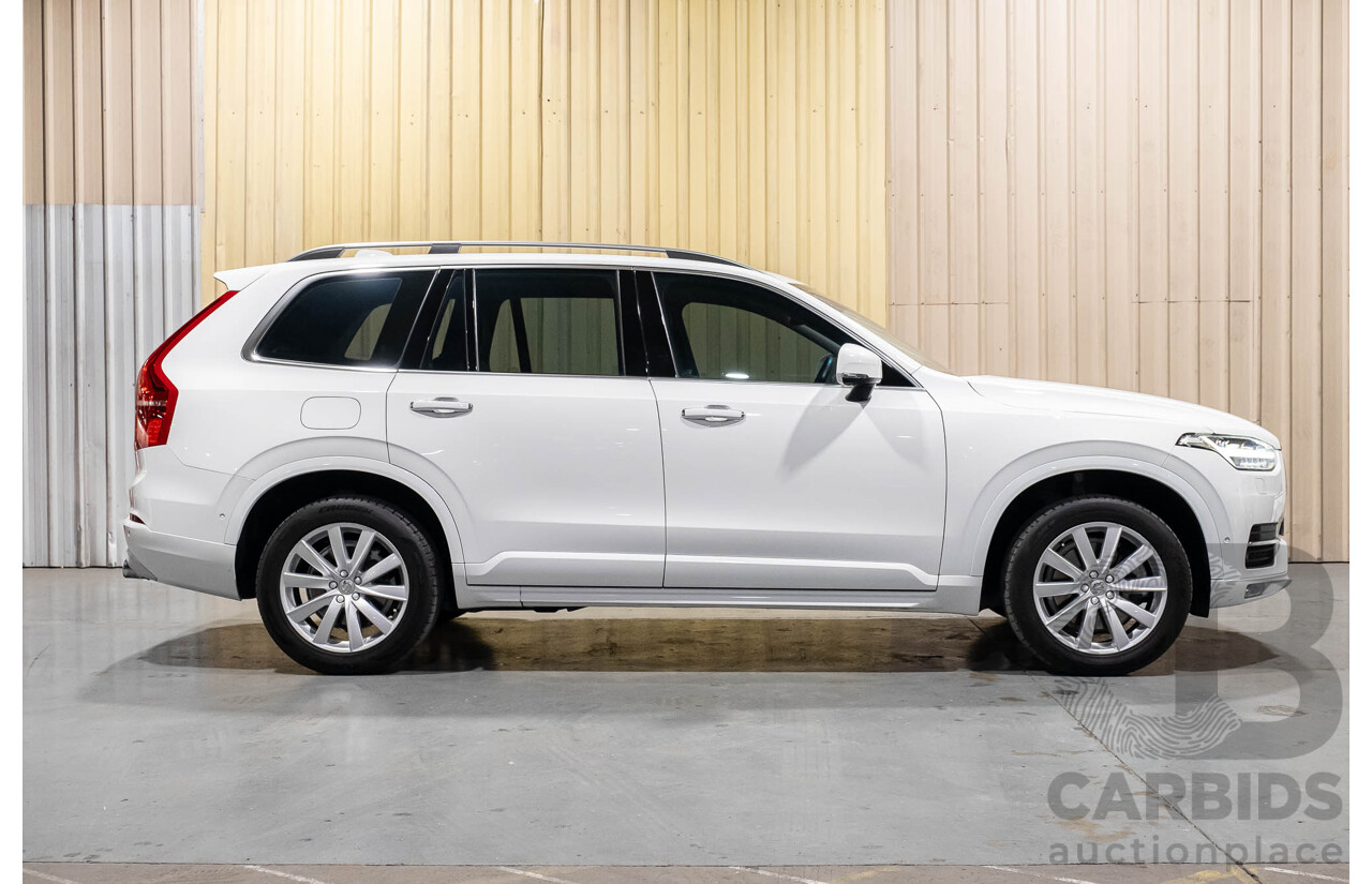 1/2016 Volvo XC90 T6 2.0 Momentum 256 MY16 4d Wagon White Twincharge 2.0L - 7 Seater