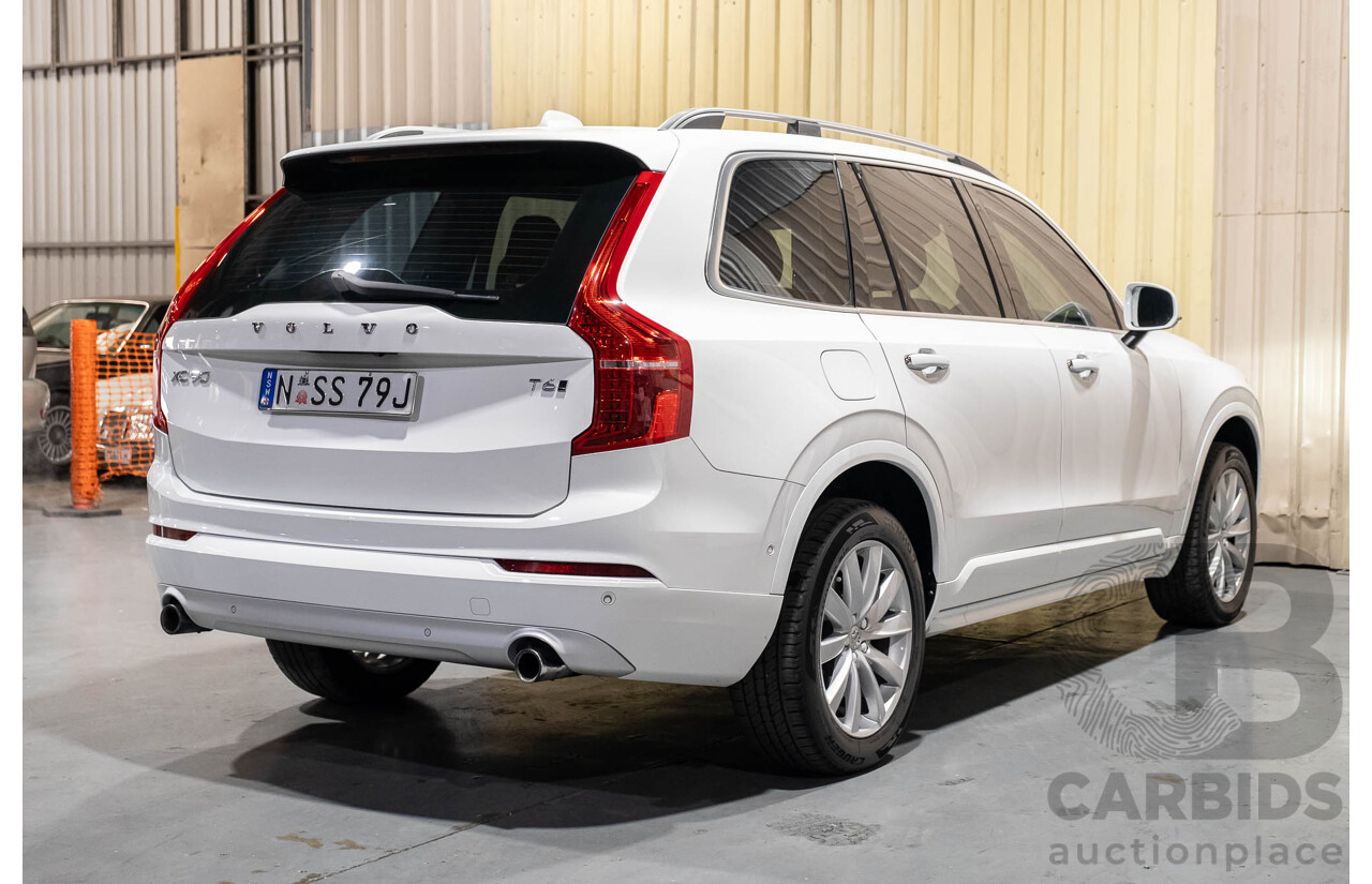 1/2016 Volvo XC90 T6 2.0 Momentum 256 MY16 4d Wagon White Twincharge 2.0L - 7 Seater