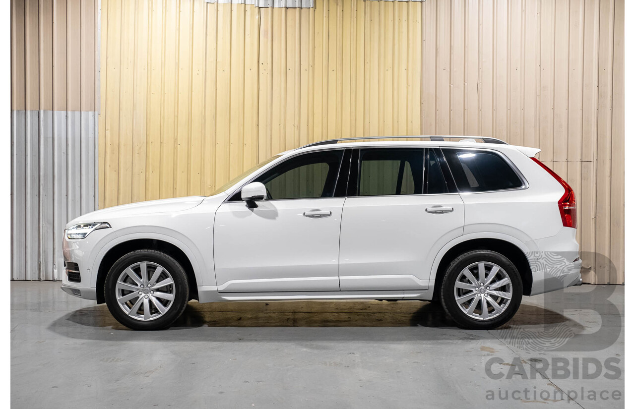 1/2016 Volvo XC90 T6 2.0 Momentum 256 MY16 4d Wagon White Twincharge 2.0L - 7 Seater
