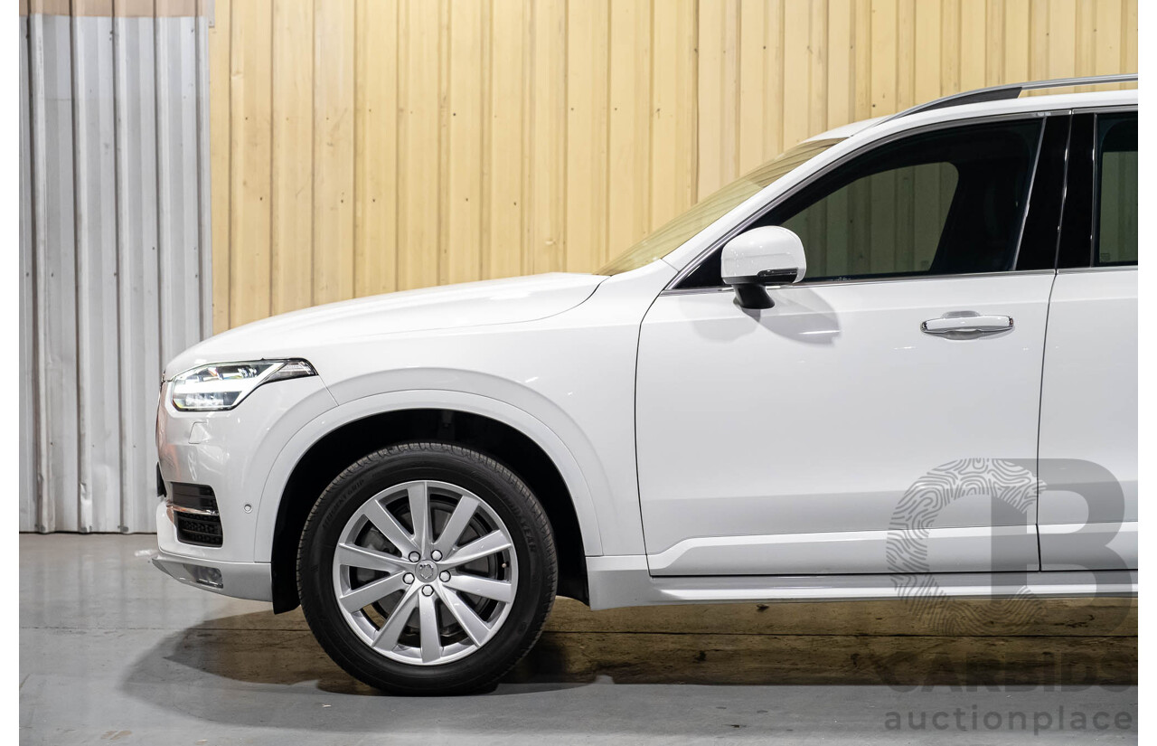 1/2016 Volvo XC90 T6 2.0 Momentum 256 MY16 4d Wagon White Twincharge 2.0L - 7 Seater