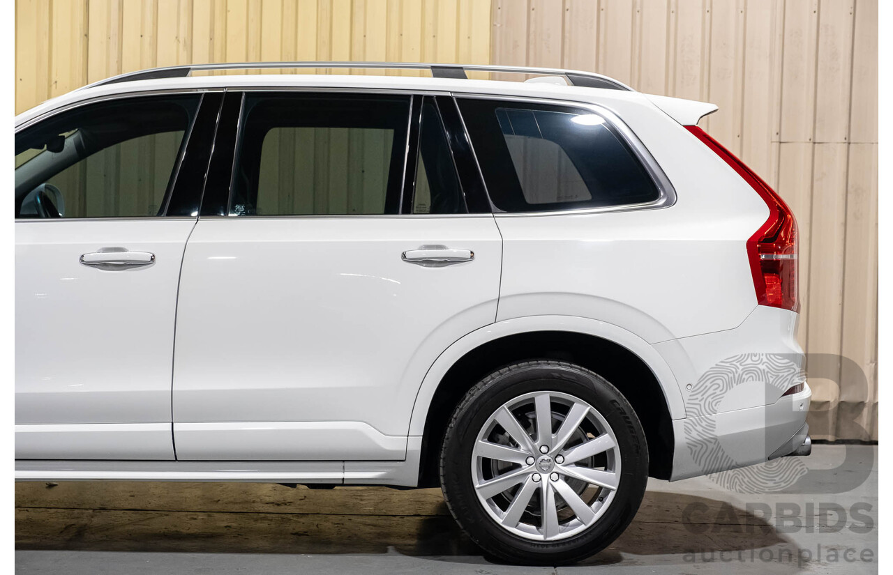 1/2016 Volvo XC90 T6 2.0 Momentum 256 MY16 4d Wagon White Twincharge 2.0L - 7 Seater