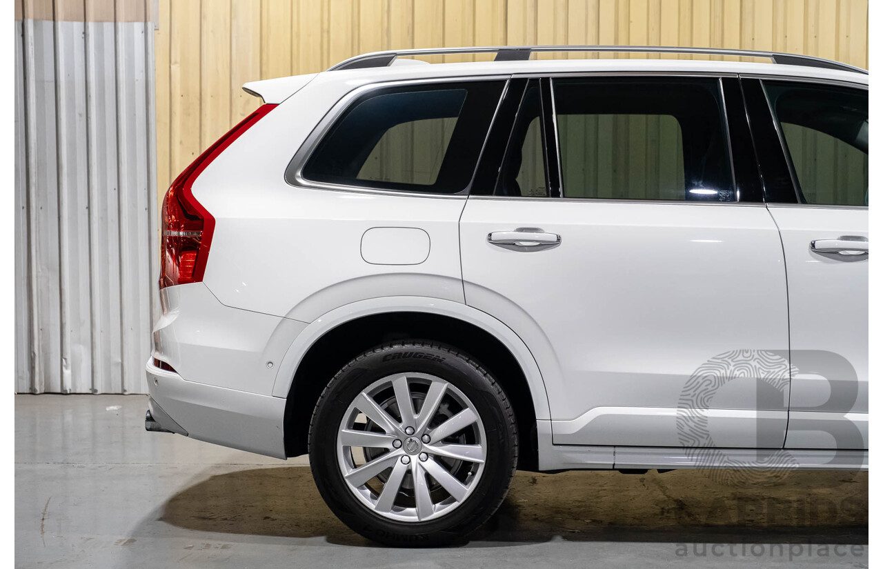1/2016 Volvo XC90 T6 2.0 Momentum 256 MY16 4d Wagon White Twincharge 2.0L - 7 Seater