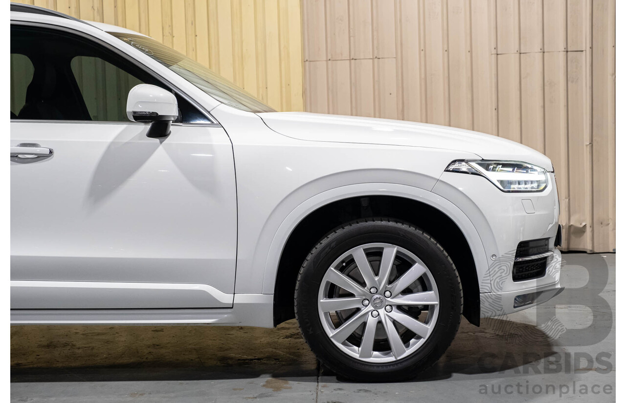 1/2016 Volvo XC90 T6 2.0 Momentum 256 MY16 4d Wagon White Twincharge 2.0L - 7 Seater