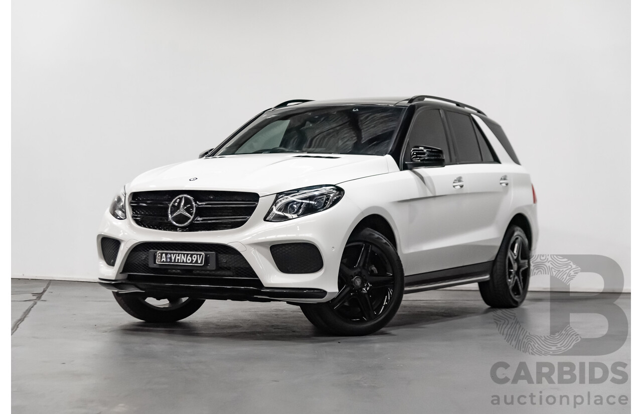 3/2017 Mercedes-Benz GLE 250 d 166 4d Wagon White 2.1L Turbo Diesel