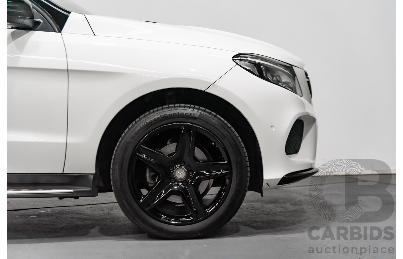 3/2017 Mercedes-Benz GLE 250 d 166 4d Wagon White 2.1L Turbo Diesel