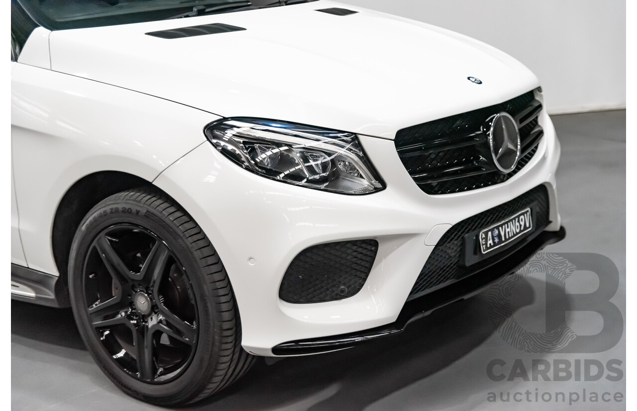 3/2017 Mercedes-Benz GLE 250 d 166 4d Wagon White 2.1L Turbo Diesel