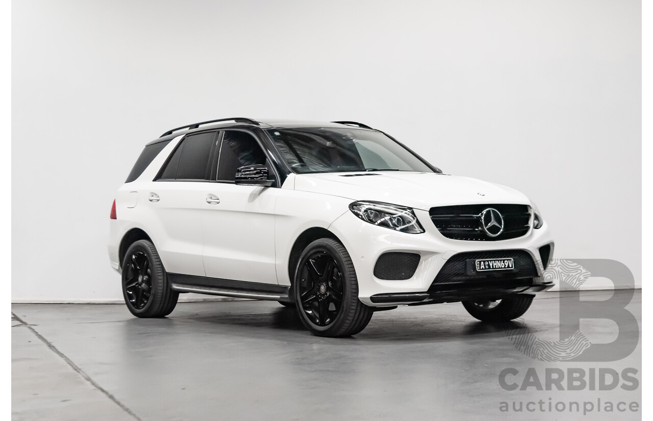 3/2017 Mercedes-Benz GLE 250 d 166 4d Wagon White 2.1L Turbo Diesel