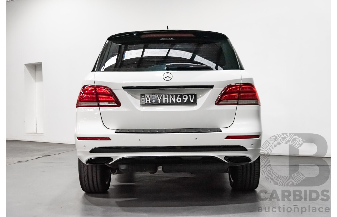 3/2017 Mercedes-Benz GLE 250 d 166 4d Wagon White 2.1L Turbo Diesel
