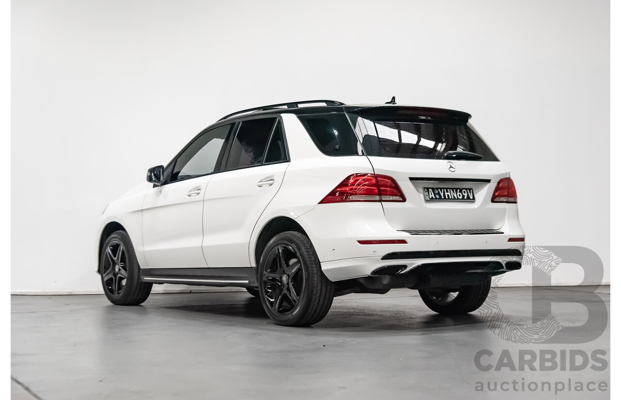 3/2017 Mercedes-Benz GLE 250 d 166 4d Wagon White 2.1L Turbo Diesel