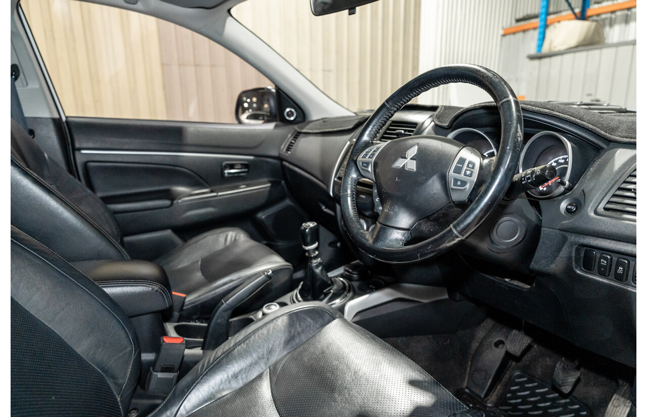 7/2010 Mitsubishi ASX Aspire (4WD) XA 4d Wagon White Turbo Diesel 1.8L