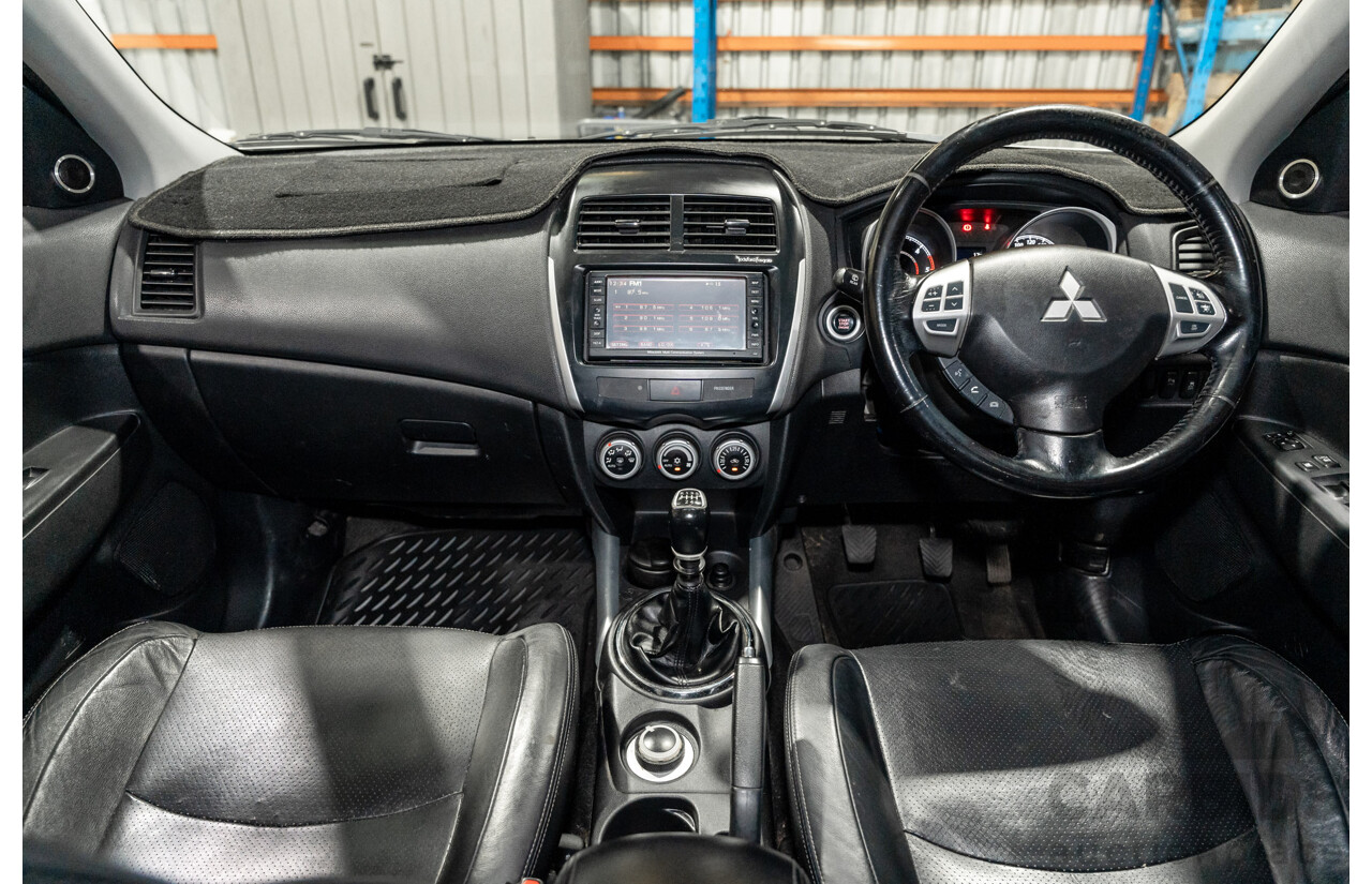 7/2010 Mitsubishi ASX Aspire (4WD) XA 4d Wagon White Turbo Diesel 1.8L