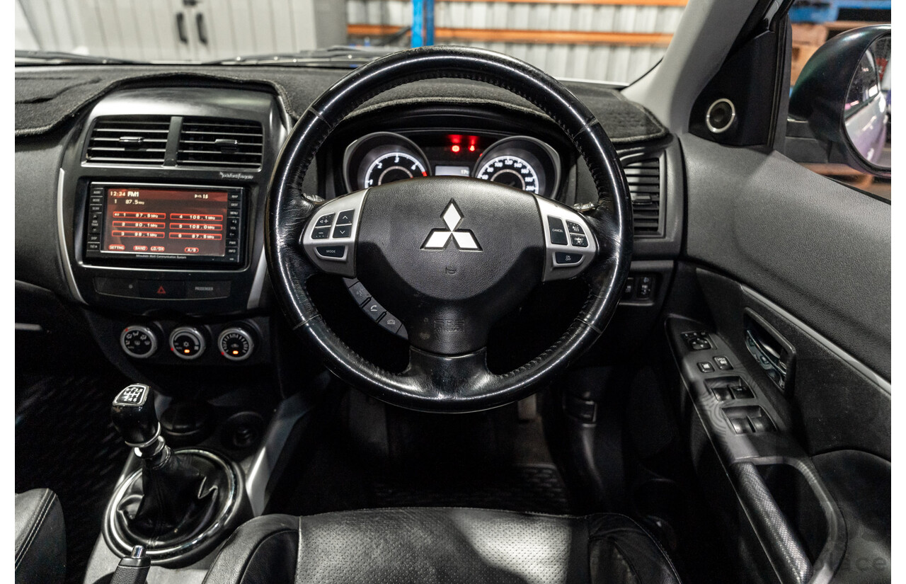 7/2010 Mitsubishi ASX Aspire (4WD) XA 4d Wagon White Turbo Diesel 1.8L