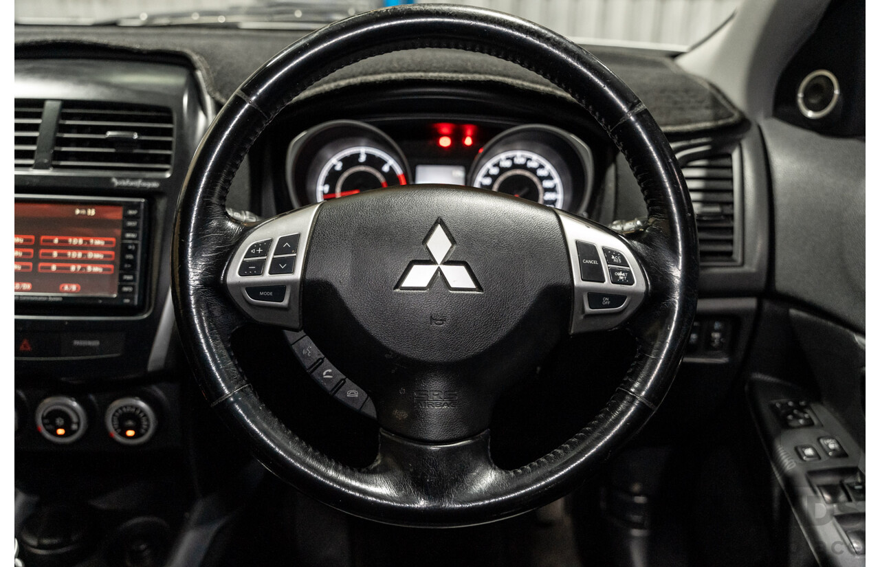 7/2010 Mitsubishi ASX Aspire (4WD) XA 4d Wagon White Turbo Diesel 1.8L